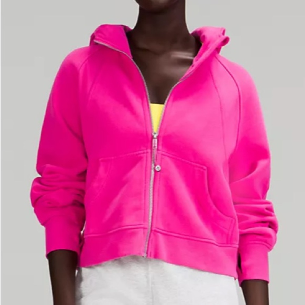 ONLY ONE ‼️ Lululemon Oversized Full Zip Scuba Sonic Pink Size M/L New with Tags